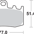 Load image into Gallery viewer, SBS HS Brake Pads - BMW - 796HS - Side View