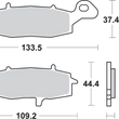 Load image into Gallery viewer, SBS HS Brake Pads - V-Strom - 705HS - Side View