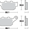 Load image into Gallery viewer, SBS LS Brake Pads - 614LS - Side View
