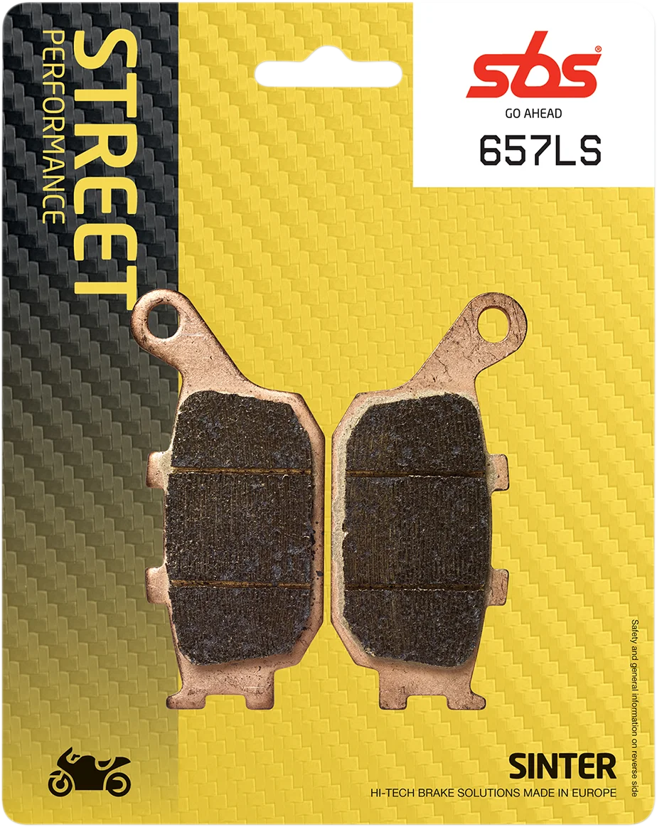 SBS LS Brake Pads - Kawasaki/Suzuki - 657LS - Side View