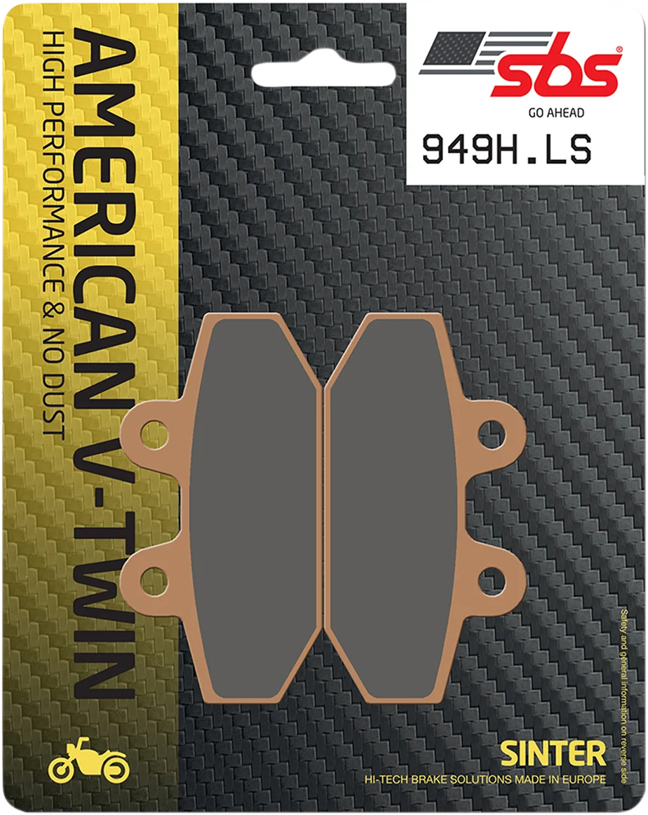 SBS LS Brake Pads - Softail - 949H.LS - Side View