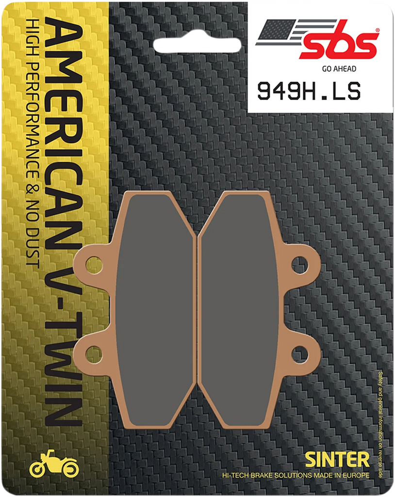 SBS LS Brake Pads - Softail - 949H.LS - Side View