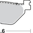 Load image into Gallery viewer, SBS LS Brake Pads - Yamaha - 769LS - Side View