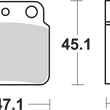 Load image into Gallery viewer, SBS Off-Road Sintered Brake Pads - Side View