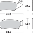 Load image into Gallery viewer, SBS Off-Road Sintered Brake Pads - Back View