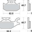 Load image into Gallery viewer, SBS Off-Road Sintered Brake Pads - Side View