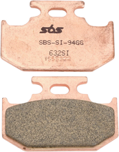 Load image into Gallery viewer, SBS Off-Road Sintered Brake Pads - Side View