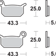Load image into Gallery viewer, SBS Off-Road Sintered Brake Pads - KTM 50 - Side View
