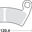 Load image into Gallery viewer, SBS Off-Road Sintered Brake Pads - Polaris - Side View