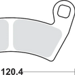 Load image into Gallery viewer, SBS Off-Road Sintered Brake Pads - Polaris - Side View