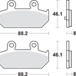 Load image into Gallery viewer, SBS Scooter Brake Pads - Burgman - Side View