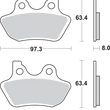 Load image into Gallery viewer, SBS Sintered Brake Pads - Harley-Davidson - Side View