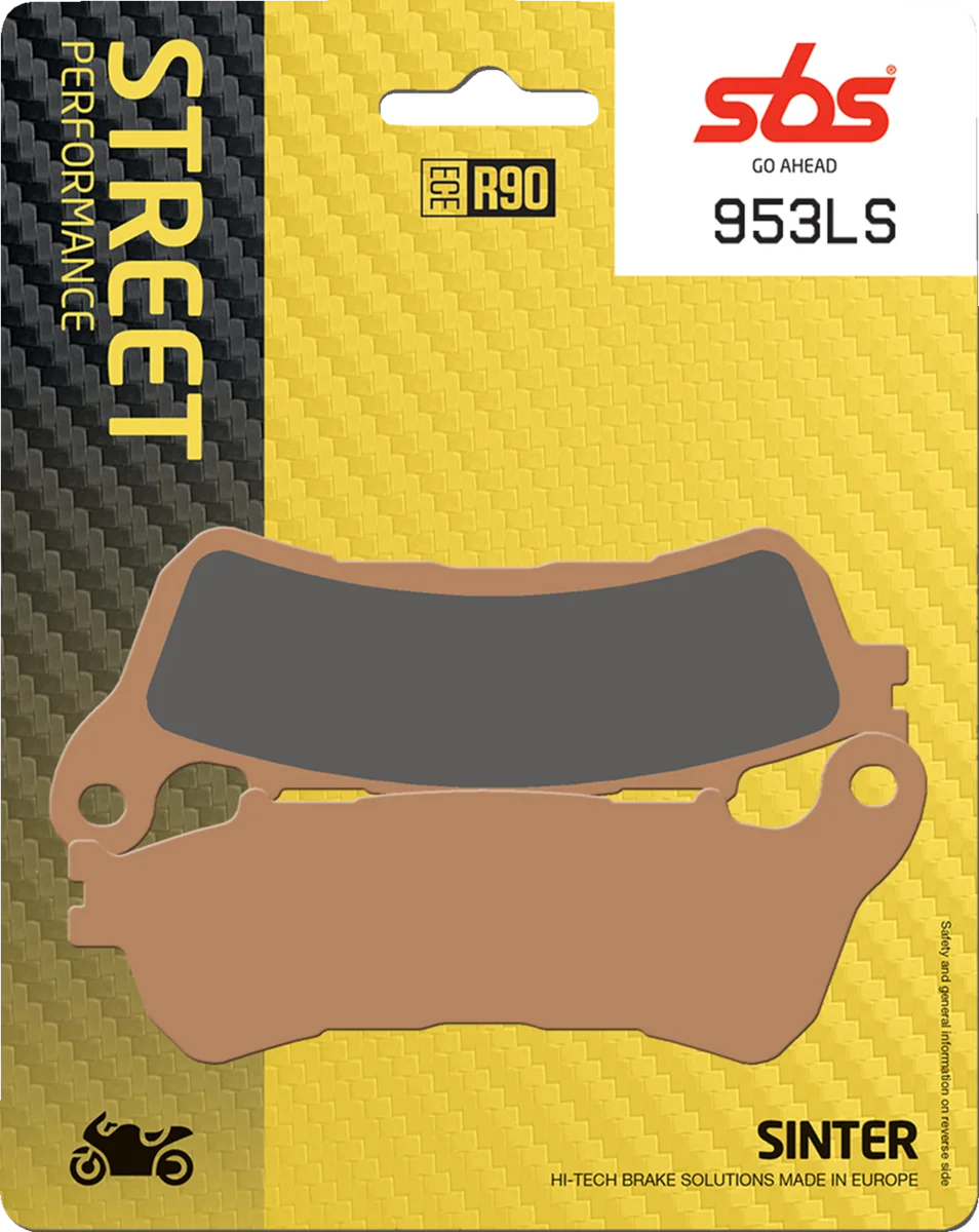 SBS Sintered Brake Pads - Rear - Detail View