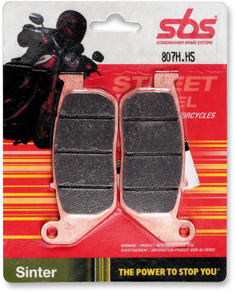 SBS Sintered Brake Pads - Sportster - Side View