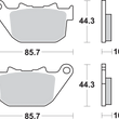 Load image into Gallery viewer, SBS Street Excel Brake Pads - Sportster - Side View