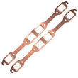 Load image into Gallery viewer, SCE Gaskets 1.650 x 1.200 Copper Embossed Exh Gskt 4164 fits Mopar BB