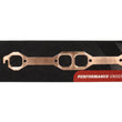 Load image into Gallery viewer, SCE Gaskets 18 Degree Copper Embossed Exhaust Gasket 4111 fits SBC