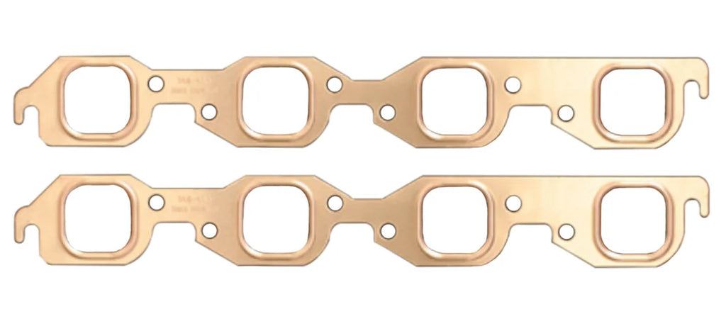 SCE Gaskets 1.875 x 1.800 Copper Embossed Exhaust Gasket 4113 fits BBC