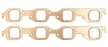 Load image into Gallery viewer, SCE Gaskets 1.875 x 1.800 Copper Embossed Exhaust Gasket 4113 fits BBC
