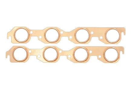 SCE Gaskets BBC Copper Exhaust Gskts 2.00 Round Port 4313