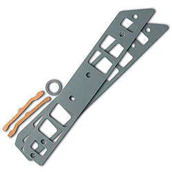 SCE Gaskets BBC Rect Port Int Gasket W/O Upper Bolt Hole .125 113116