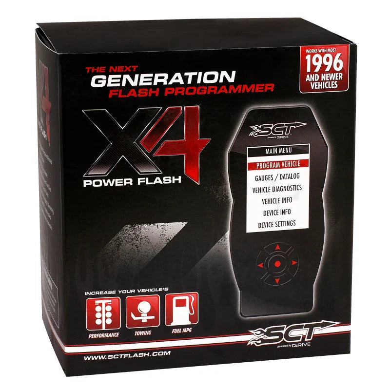 SCT Ford Cars & Trucks (Gas & Diesel) X4 Power Flash Programmer EO Certified - Additional View 13