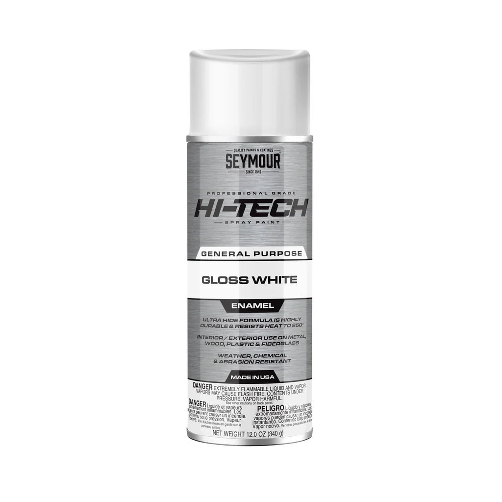 SEYMOUR PAINT Hi-Tech Enamels Gloss White Paint 16-113