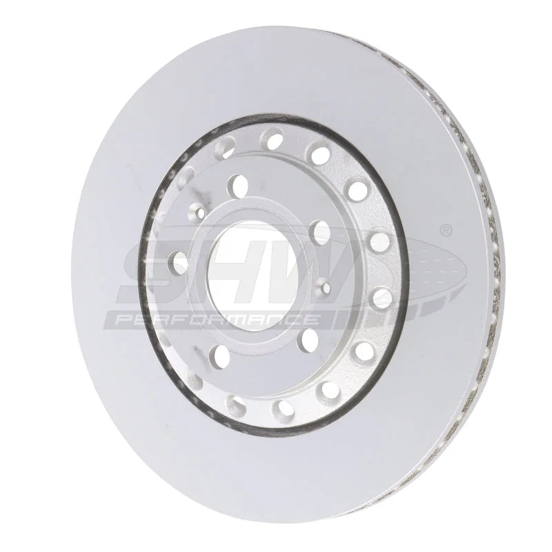 SHW 04-10 Audi A8 Quattro 4.2L Rear Smooth Monobloc Brake Rotor (4E0615601K) - Side View