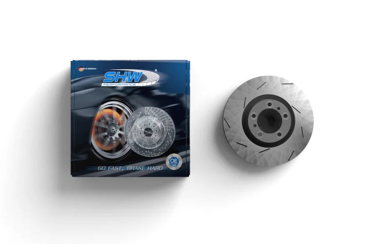 SHW 05-11 Mercedes-Benz G55 AMG 5.5L Rear Slotted Monobloc Brake Rotor (4634230012) - Main Product View