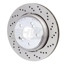 Load image into Gallery viewer, SHW 06-08 BMW Z4 3.2L Right Rear Cross-Drilled Lightweight Brake Rotor (34212282304) - Main Product View