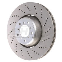 Load image into Gallery viewer, SHW 06-10 BMW M5 5.0L Right Front Cross-Drilled Lightweight Brake Rotor (34112282806) - Main Product View