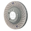 Load image into Gallery viewer, SHW 07-13 Porsche 911 Turbo w/o Ceramic Brakes Right Front Drill-Dimp MB Brake Rotor (99735140601)