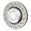 Load image into Gallery viewer, SHW 08-13 BMW M3 4.0L Right Front Cross-Drilled Lightweight Brake Rotor (34112283802) - Main Product View