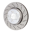 Load image into Gallery viewer, SHW 08-13 BMW M3 4.0L Right Rear Cross-Drilled Lightweight Brake Rotor (34212283804) - Main Product View