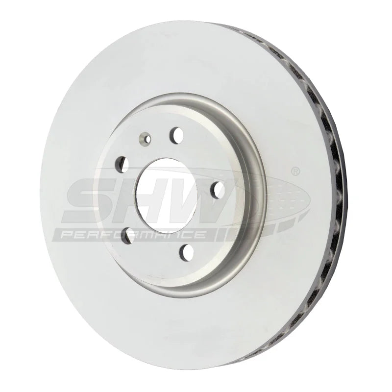 SHW 09-11 Audi A4 2.0L Front Smooth Monobloc Brake Rotor (8K0615301A) - Main Product View