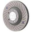 Load image into Gallery viewer, SHW 09-13 Porsche 911 Turbo w/Center Lock w/o Ceramic Brake Right Frt Drill-Dimp Rotor (99735140602)