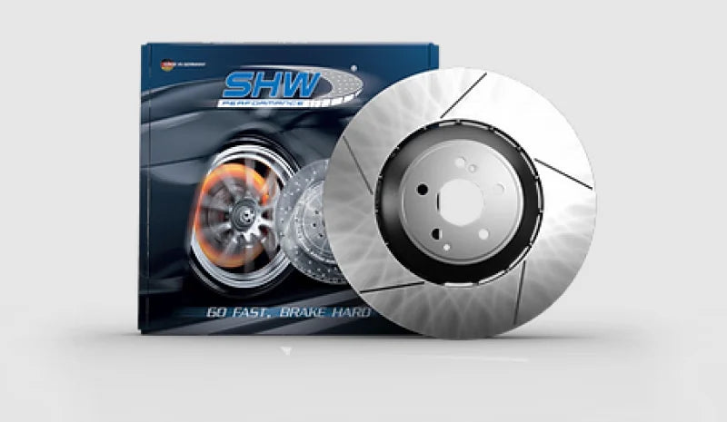 SHW 10-16 Porsche Panamera Turbo 4.8L w/o Ceramics Left Front Slotted LW Brake Rotor (298615301C) - Main Product View