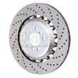 Load image into Gallery viewer, SHW 11-16 BMW M5 4.4L Right Rear Cross-Drilled Lightweight Brake Rotor (34212284104) - Main Product View