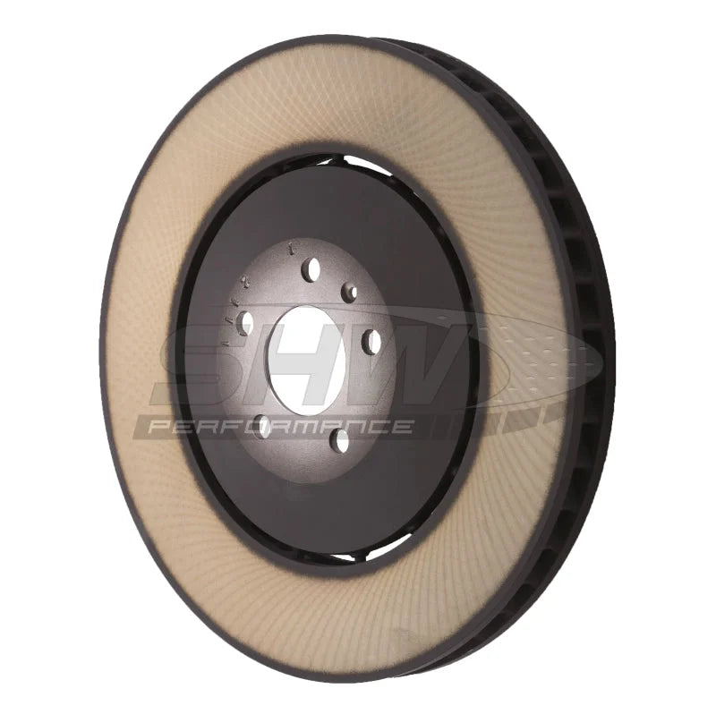 SHW 12-18 Audi A8 Quattro L Front Smooth Lightweight Brake Rotor (4H0615301AL) - Side View