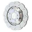 Load image into Gallery viewer, SHW 13-15 Audi RS5 4.2L Rear Drilled-Dimpled Lightweight Wavy Brake Rotor (8T0615601A) - Main Product View