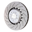 Load image into Gallery viewer, SHW 13-16 BMW M5 4.4L Left Front Cross-Drilled Lightweight Brake Rotor (34112284101) - Main Product View