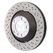 Load image into Gallery viewer, SHW 14-19 Porsche 911 GT3 4.0L w/o Ceramic Brake Right Front Drill-Dimp LW Brake Rotor (99135140681) - Main Product View