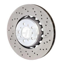 Load image into Gallery viewer, SHW 15-18 BMW M3 3.0L Right Front Cross-Drilled Lightweight Brake Rotor (34112284810) - Main Product View