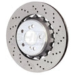Load image into Gallery viewer, SHW 15-18 BMW M3 3.0L Right Rear Cross-Drilled Lightweight Brake Rotor (34212284812) - Main Product View
