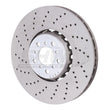 Load image into Gallery viewer, SHW 15-18 BMW X5 M 4.4L Left Front Cross-Drilled Lightweight Brake Rotor (34112284901) - Main Product View