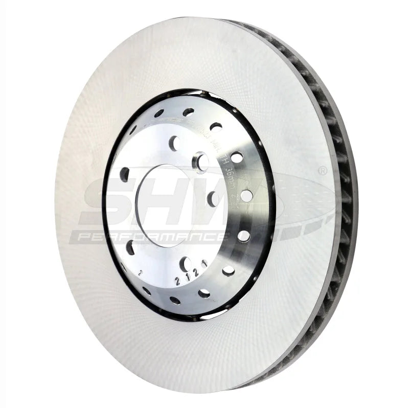 SHW 15-18 Porsche Cayenne GTS w/19in Wheel w/o Ceramics Left Frt Smooth LW Brake Rotor (95835140350) - Main Product View