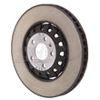 Load image into Gallery viewer, SHW 17-19 Audi Q7 Premium Front Smooth Lightweight Brake Rotor (4M0615301AS) - Side View
