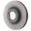 Load image into Gallery viewer, SHW 17-20 Porsche Panamera 4S 2.9L w/18in Wheel Left Front Slotted Monobloc Brake Rotor (971615301L)