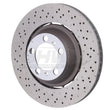 Load image into Gallery viewer, SHW 18-19 Porsche 911 GT3 4.0L w/o Ceramics Left Rear Drill-Dimp LW Brake Rotor (99135240780) - Main Product View