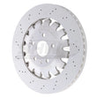 Load image into Gallery viewer, SHW 18-21 Audi TT Quattro 2.0L Front Drilled-Dimpled Lightweight Brake Rotor (8S0615301L) - Main Product View